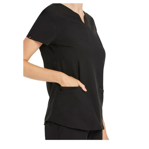 ScrubStar Women’s Small V-Neck Nurse Medical Scrub Top NWT - Picture 2 of 8